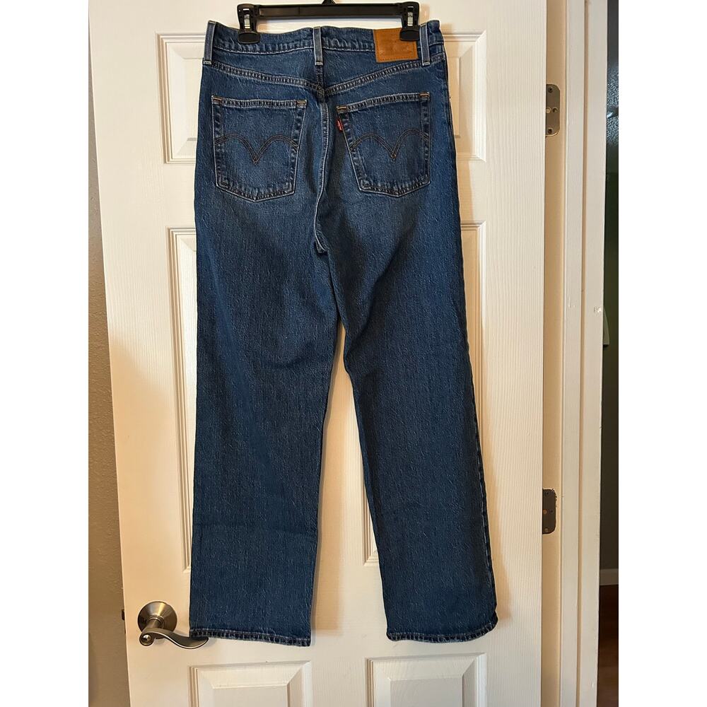 Levi’s Premium High Rise Straight Leg Jeans Size 30 - Picture 3 of 13